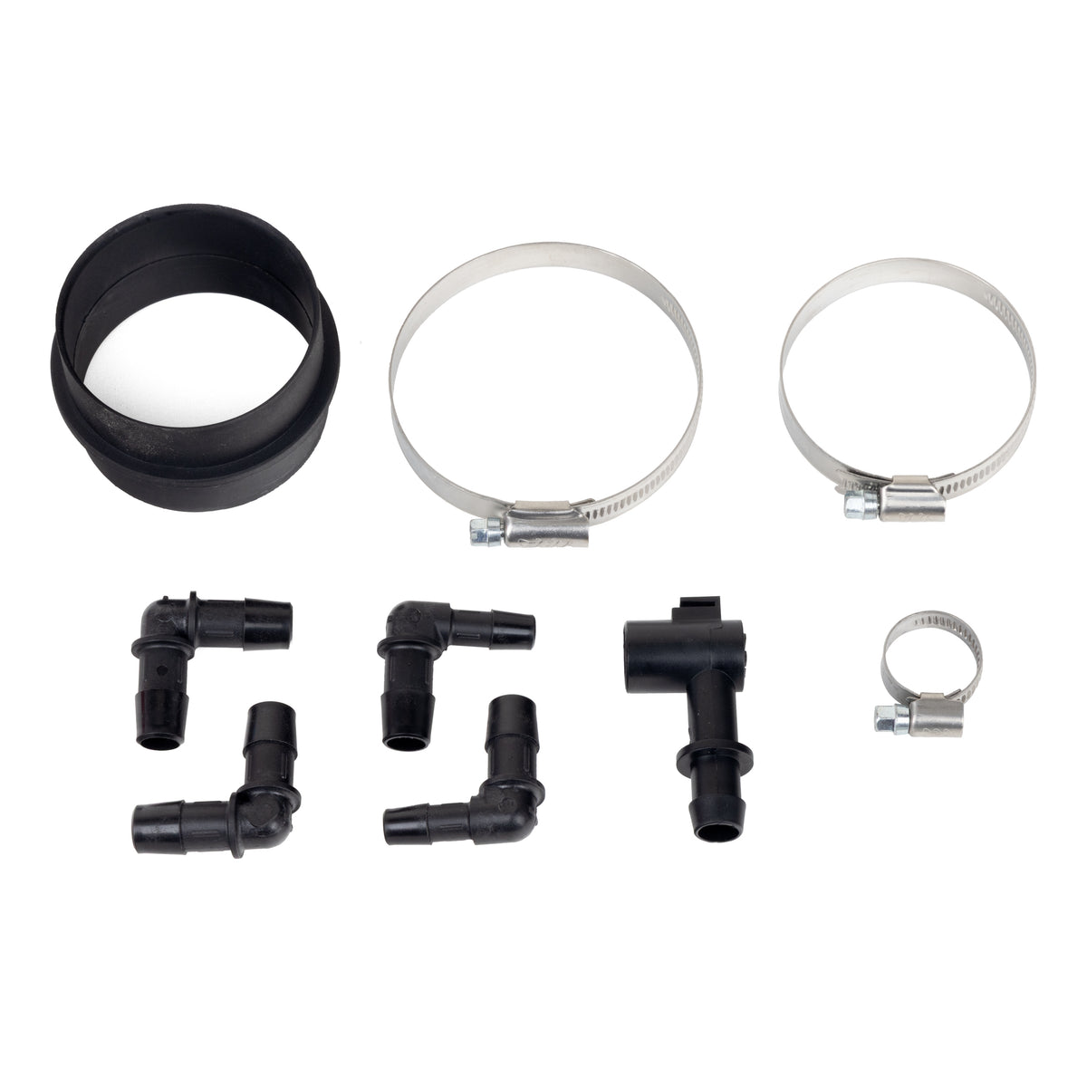 Overtake Silicone Turbo Inlet Hose (Black) - 2004-2021 Subaru STI / 2002-2007 WRX