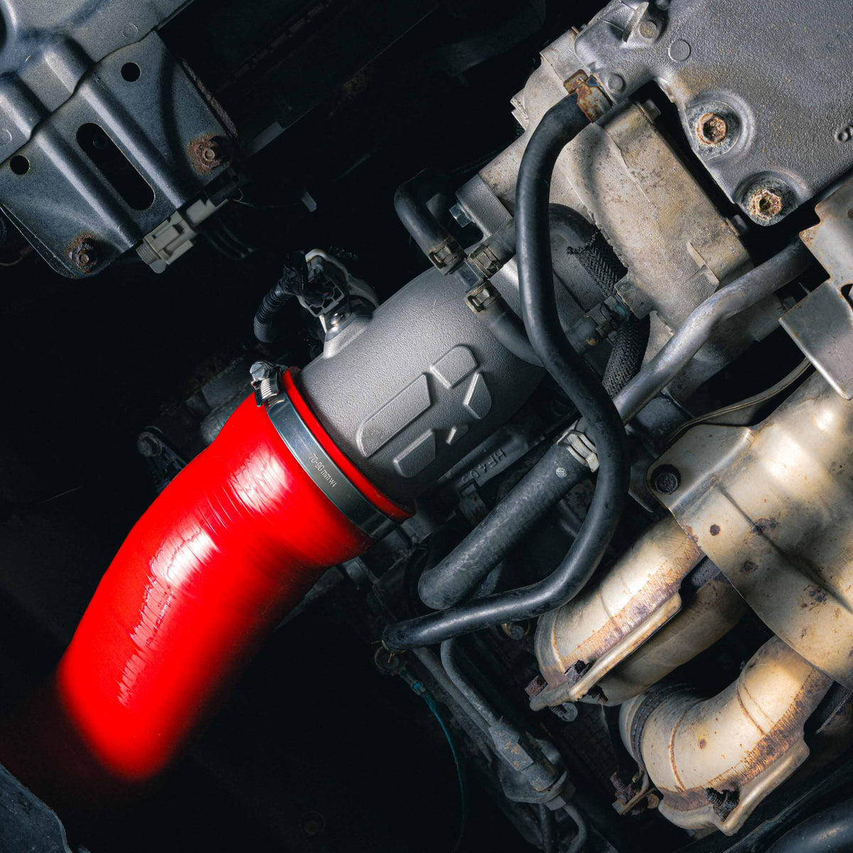 OVERTAKE Aluminum BIG TURBO Inlet - Subaru 2015-2021 WRX, 2014-2018 Forester XT