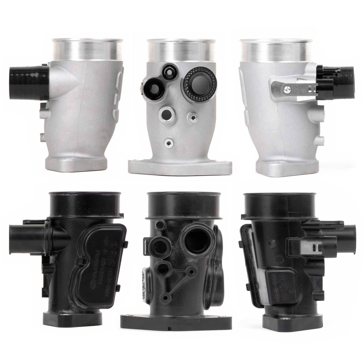 OVERTAKE Aluminum BIG TURBO Inlet - Subaru 2015-2021 WRX, 2014-2018 Forester XT