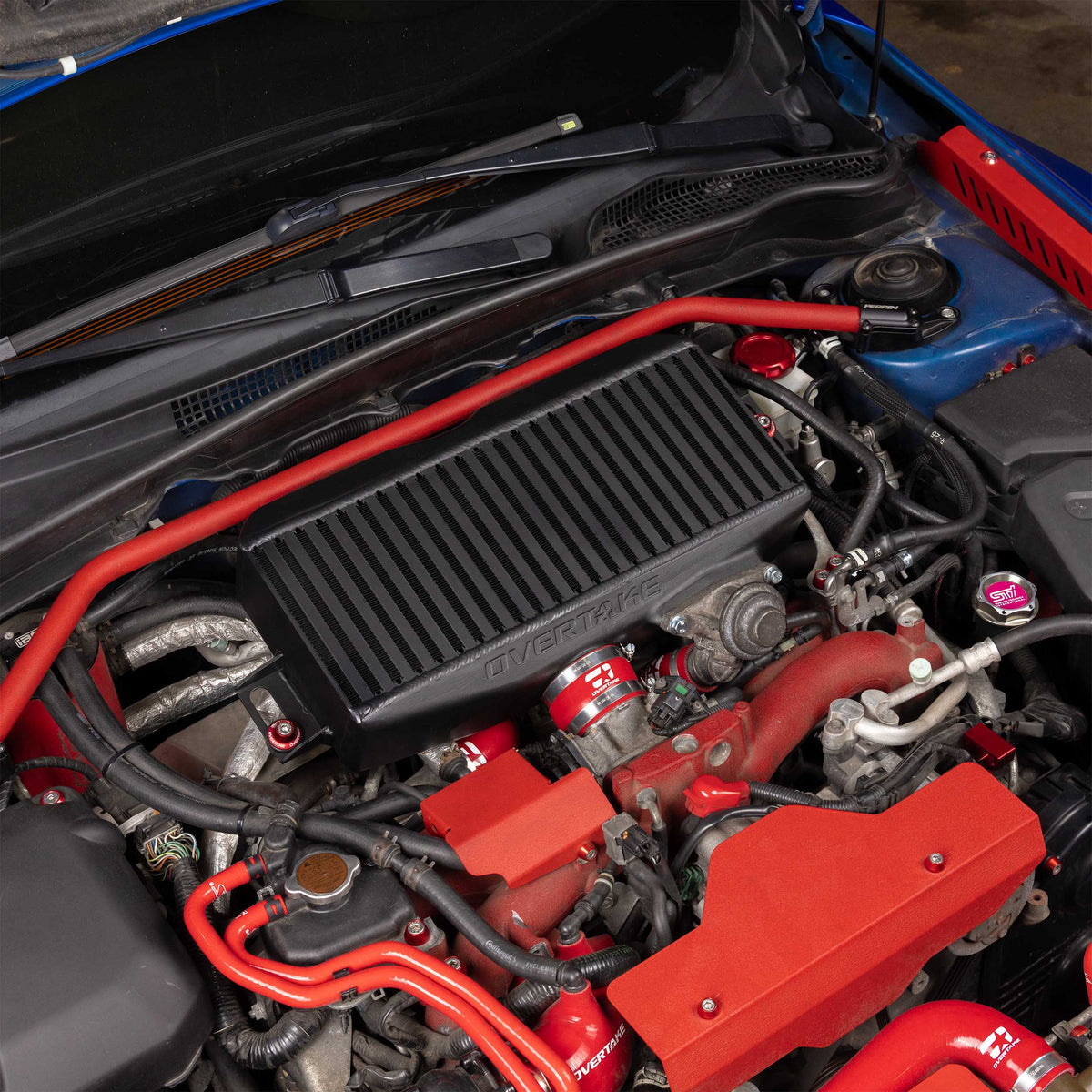 OVERTAKE Top Mount Intercooler - 2002-2007 Subaru WRX, 2004-2021 STI, 2004-2008 Forester XT