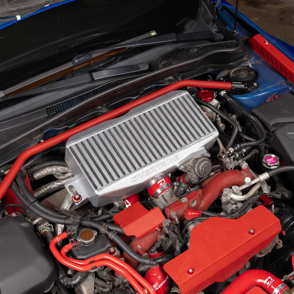 OVERTAKE Top Mount Intercooler - 2002-2007 Subaru WRX, 2004-2021 STI, 2004-2008 Forester XT