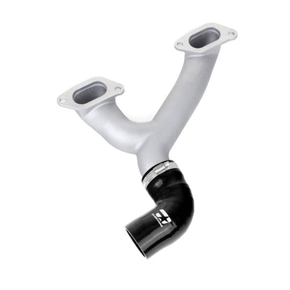 Overtake Top Mount Intercooler Y-Pipe Kit - Black - 2004-2021 Subaru STI
