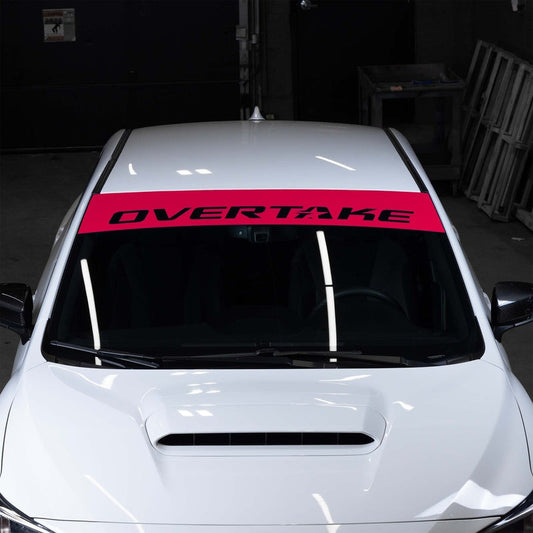 Overtake Windshield Banner (Blue) - 2002+ Subaru Models