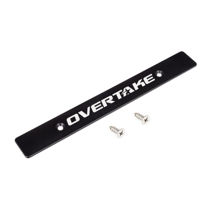 OVERTAKE Front License Plate Delete - Subaru 2002-2014 WRX, 2004-2014 STI, 2022-2027 BRZ/GR86, 1998-2016 Impreza