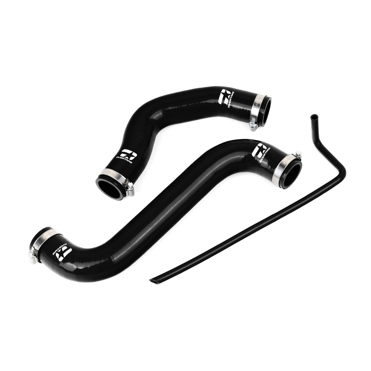Overtake Radiator Hose Kit (Black) - 2013-2017 Subaru Crosstrek / 2012-2016 Impreza / 2011-2018 Forester