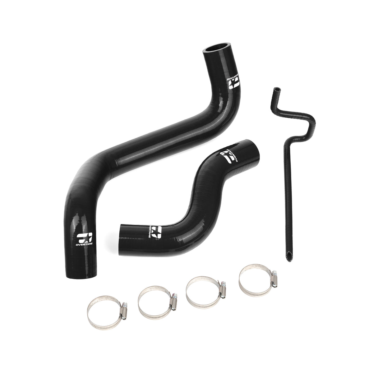 Overtake Radiator Hose Kit (Black) - 2019-2025 Subaru Ascent