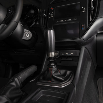OVERTAKE Stage 1.5 Drivetrain Kit - ModKnob Delrin Tall Black Shift Knob - 2015-2026 Subaru WRX / 2018-2023 Crosstrek