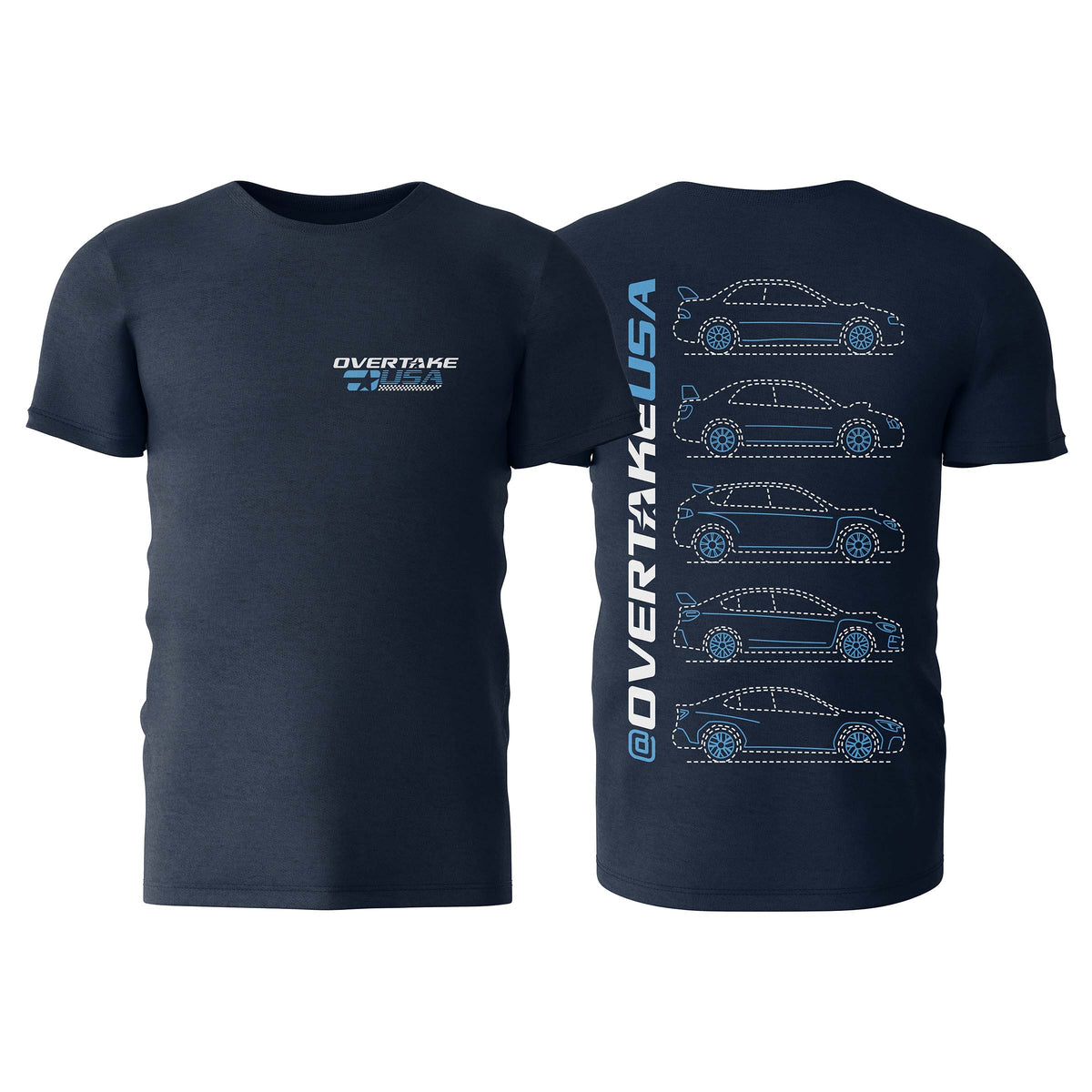 OVERTAKE Impreza Generations T-Shirt - Midnight Navy
