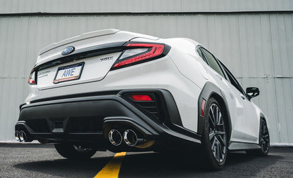 AWE Touring Edition Axleback Exhaust (Chrome Silver Tips) - 2022-2025 Subaru WRX (VB)