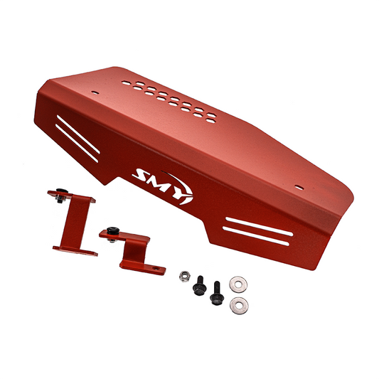 SMY V2 Pulley / Alternator Cover - WRINKLE Red - 2022-2026 Subaru WRX
