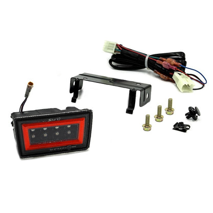 SMY F1 V3 Hyperflash (RBL) Clear w/ DRL Red Light Bar - 2015-2021 Subaru WRX/STI