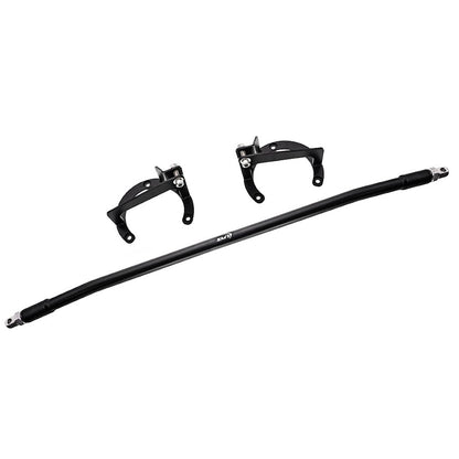 SMY TallBoy Front Strut Bar -Wrinkle Black - 2015-2021 Subaru WRX / STI (clears all AOS and TMIC)