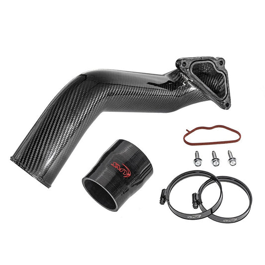 SMY BBC Carbon Fiber Top Mount Intercooler Pipe - 2022-2026 Subaru WRX