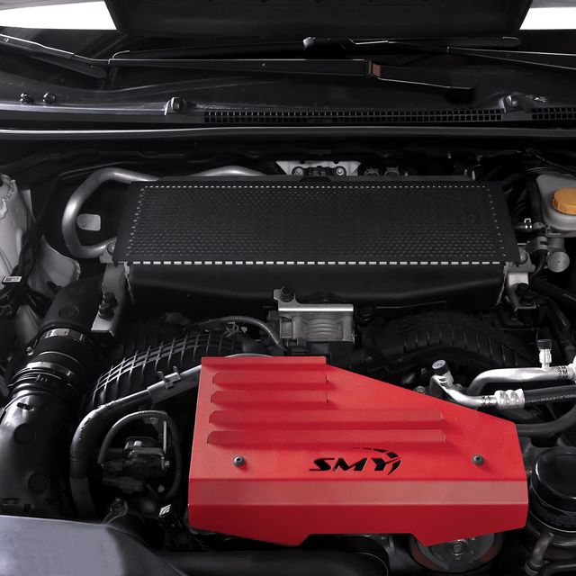 SMY Intercooler Protection Cover - Wrinkle Black SLIM - 2022-2026 Subaru WRX  / 2019-2026 Ascent