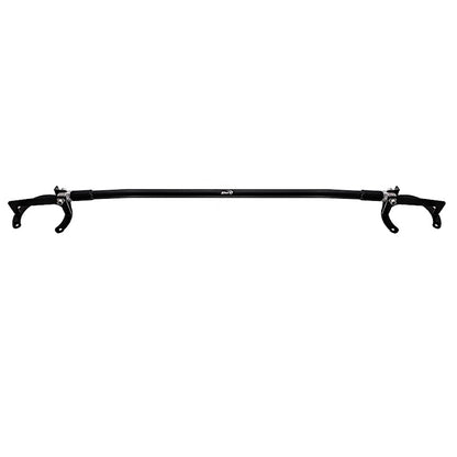 SMY TallBoy Front Strut Bar -Wrinkle Black - 2015-2021 Subaru WRX / STI (clears all AOS and TMIC)