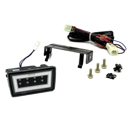SMY F1 V3 Hyperflash (RBL) Smoked w/ DRL White Light Bar - 2015-2021 Subaru WRX/STI