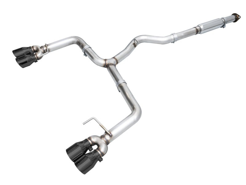 AWE Track Edition Cat-Back Exhaust (Diamond Black Tips) - 2022-2024 Subaru WRX