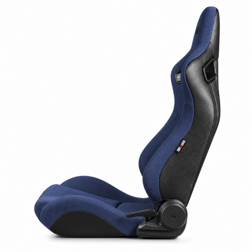 Braum Elite Series Sport Seats - Blue Cloth (Black Stitching) Pair - Universal