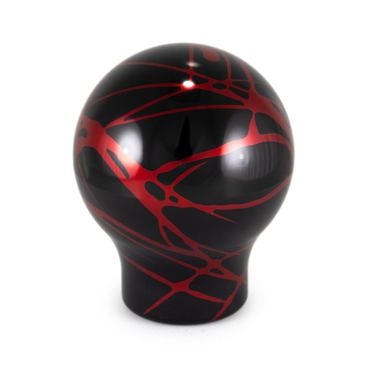 Billetworkz Automatic Shifter - Black w/ Red Splash - Fits Subaru CVT: Forester (2019-2024)