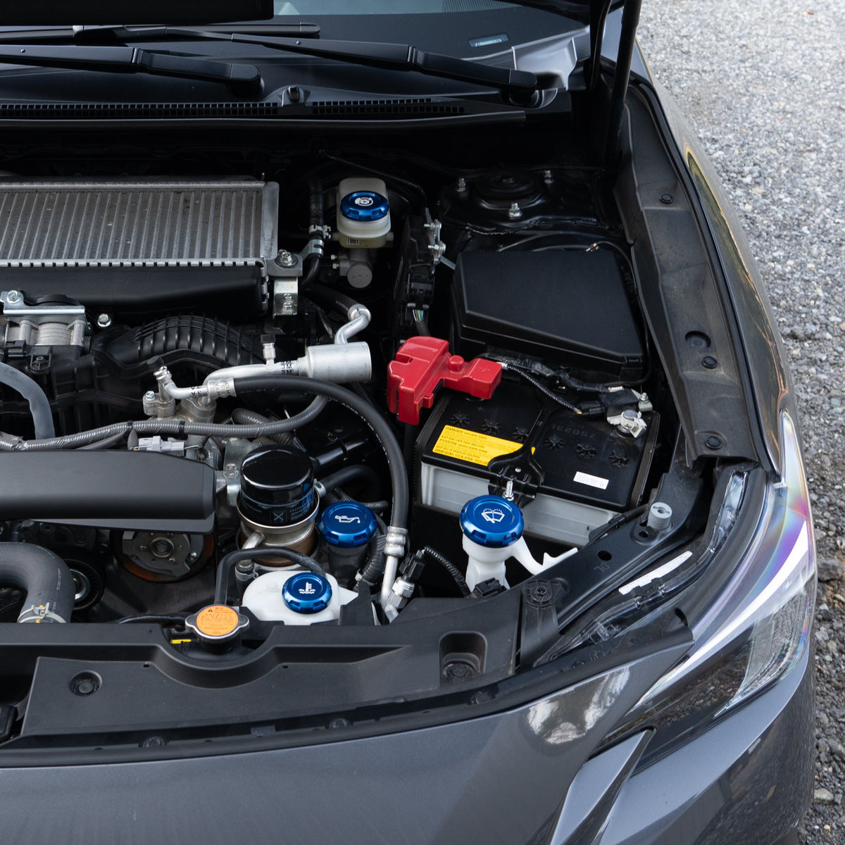 Billetworkz Engine Bay Caps - Subaru Crosstrek 2013+