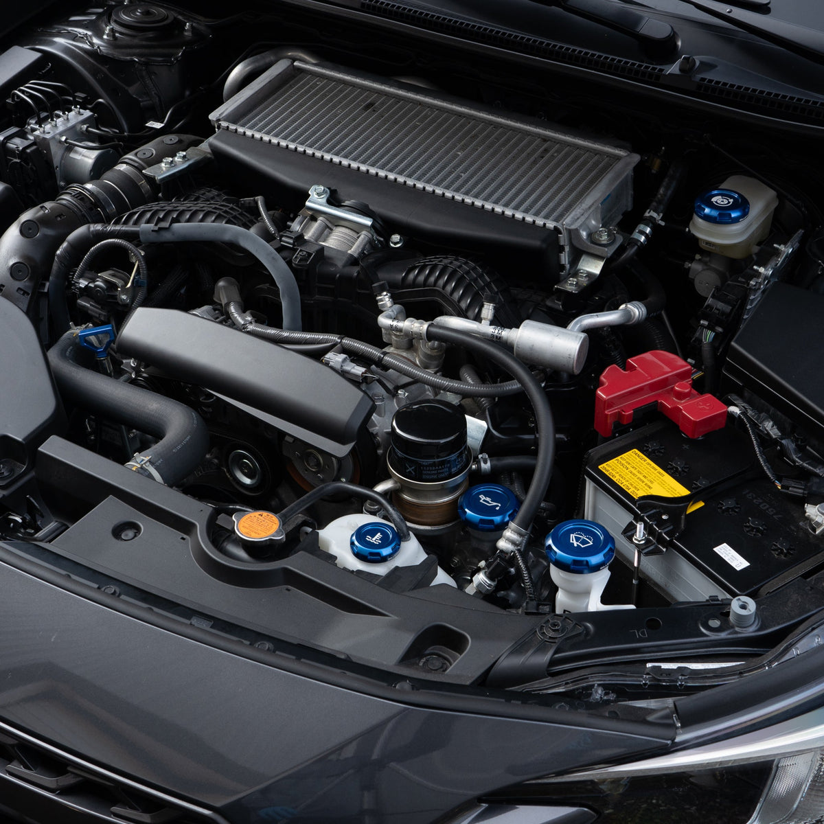 Billetworkz Engine Bay Caps - Subaru Forester XT 2009-2013