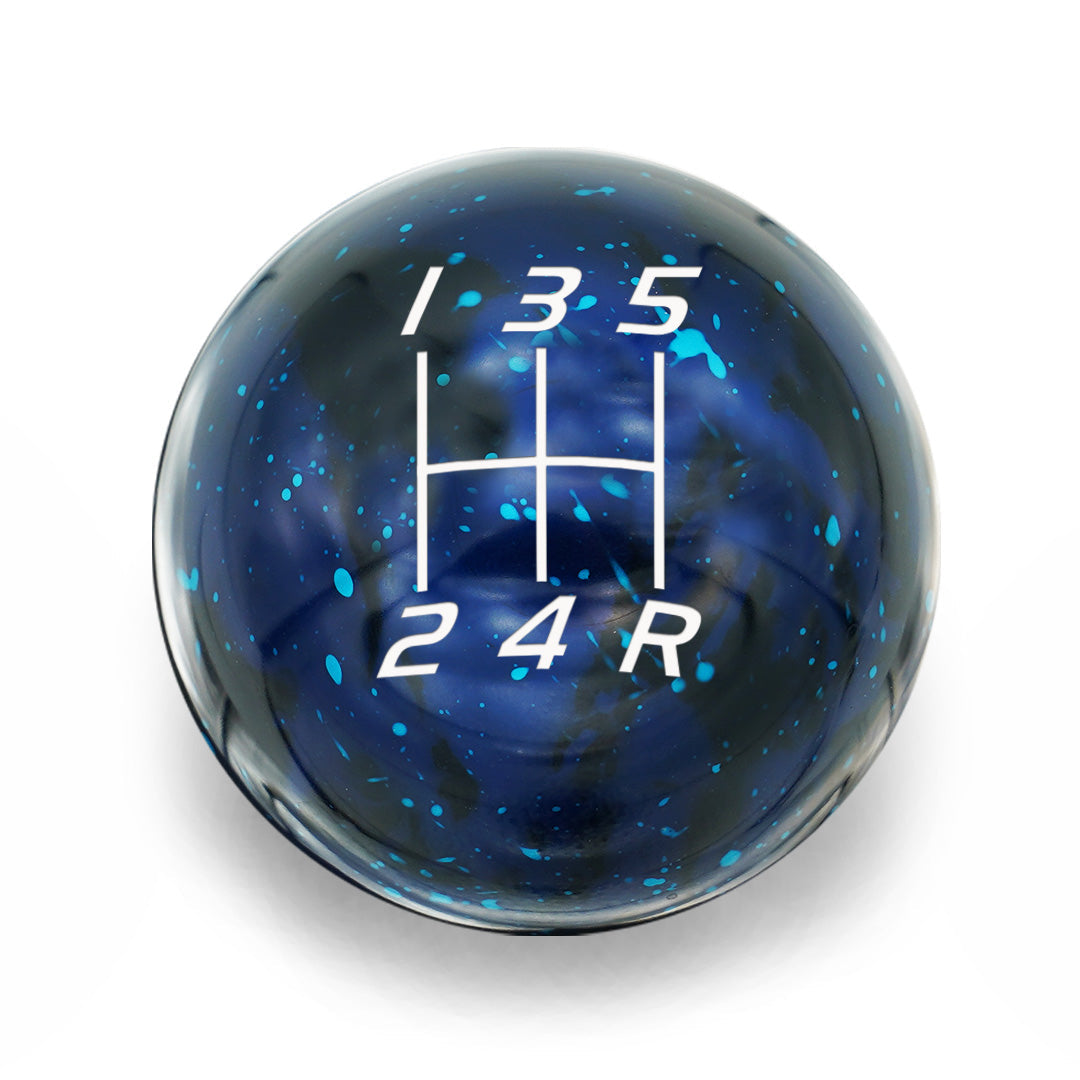 Billetworkz Cosmic Space Shift Knob - 5 Speed Velocity Engraving - Subaru WRX