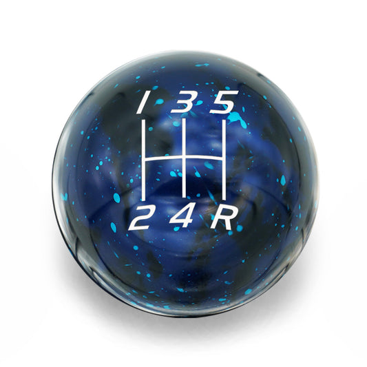 Billetworkz Cosmic Space Shift Knob - 5 Speed Velocity Engraving - Subaru WRX