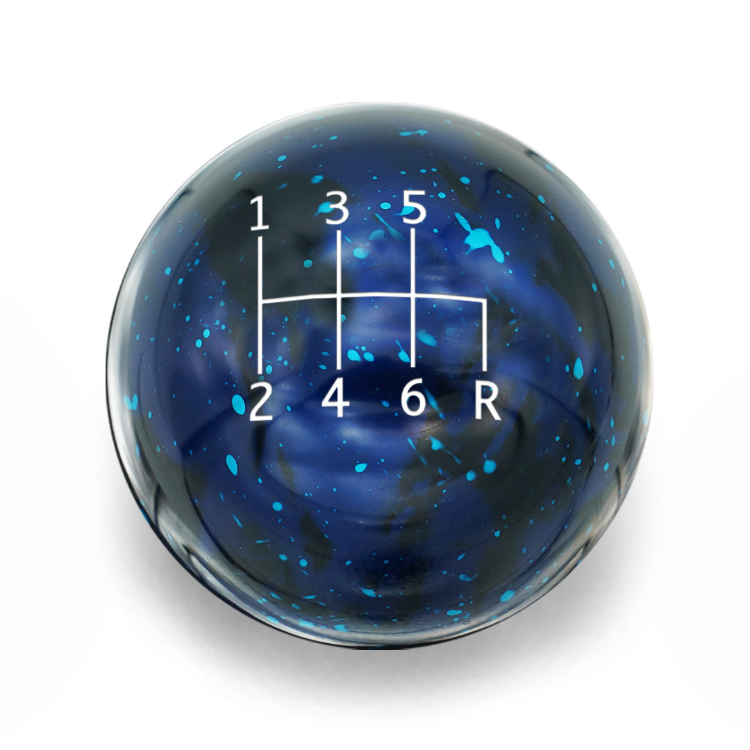 Billetworkz Cosmic Space Shift Knob - 6 Speed Standard Engraving for Subaru