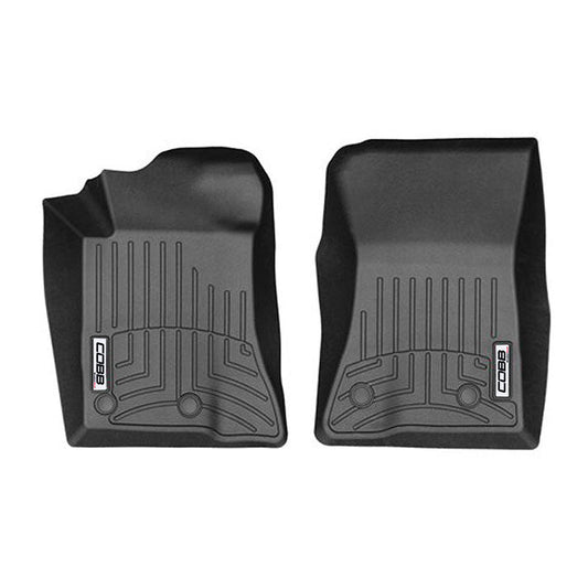 COBB Front FloorLiner by WeatherTech - Black - 2015-2017 Ford Mustang