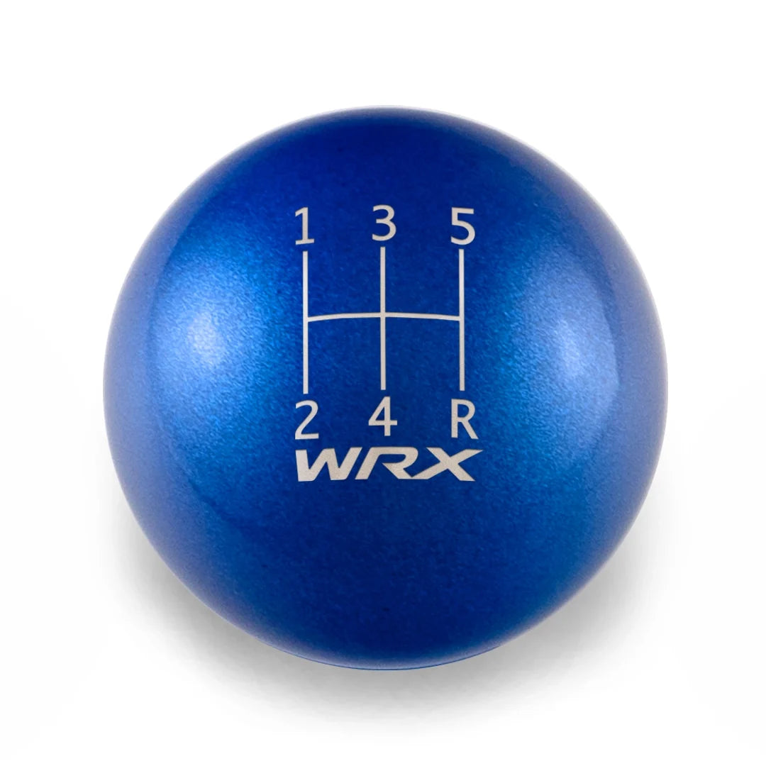 Billetworkz Weighted Shift Knob - 5 Speed WRX Standard Engraving - Subaru WRX