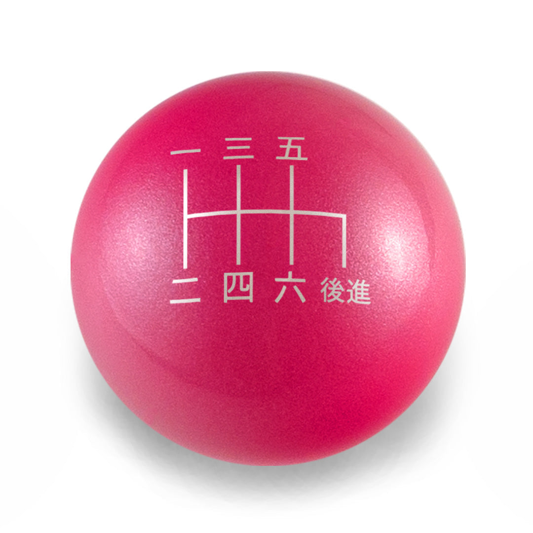 Billetworkz Weighted Shift Knob - 6-Speed Japanese Engraving for Subaru