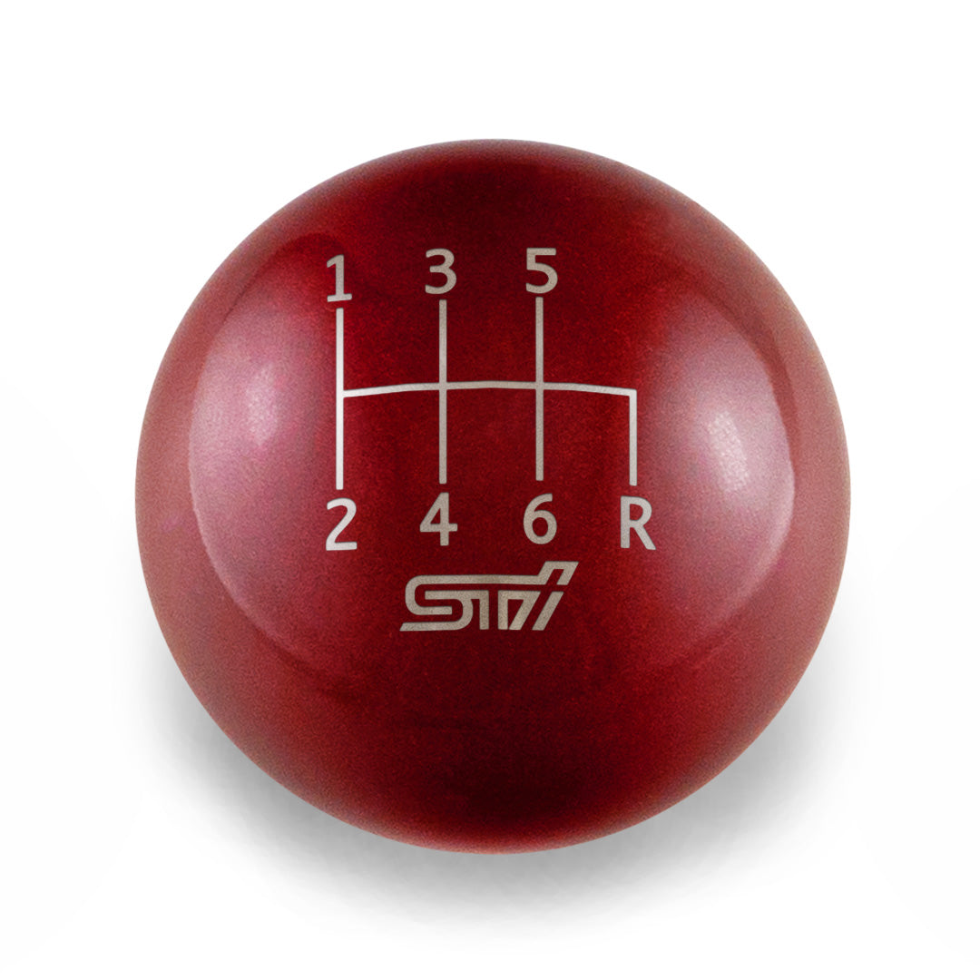 Billetworkz Weighted Shift Knob - 6 Speed STI Standard Engraving - Subaru STI