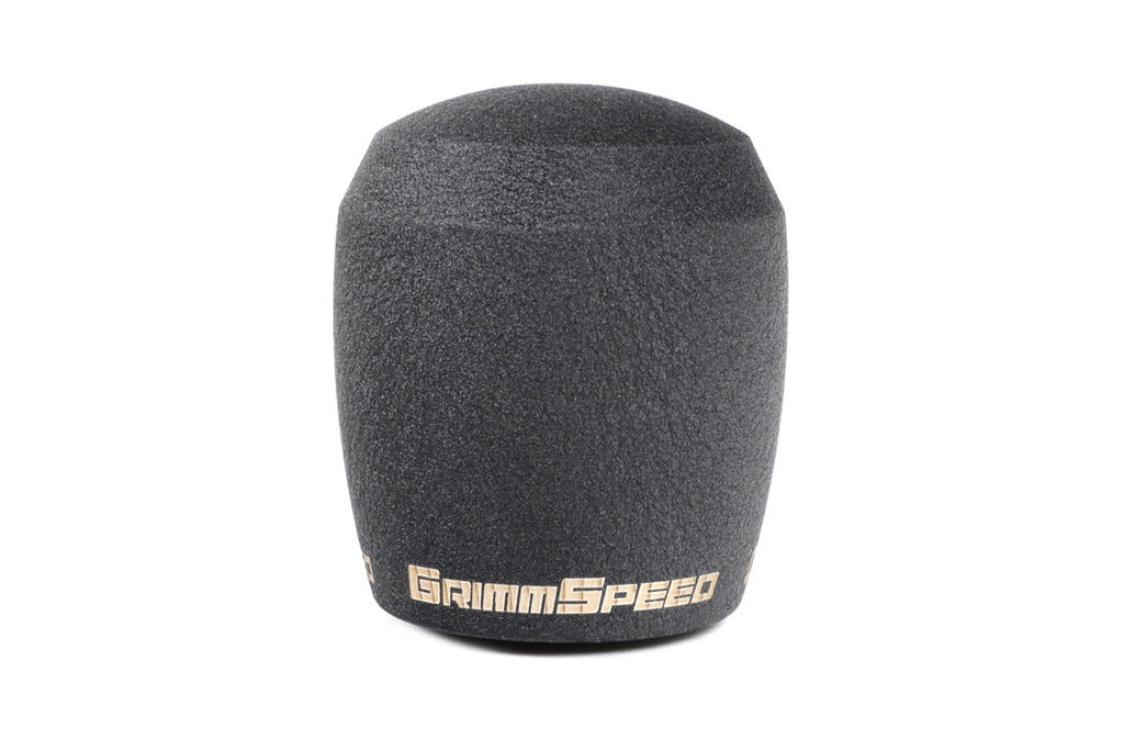 GrimmSpeed Stubby Shift Knob - Stainless Steel Black - M12x1.25 - Manual Subaru/Ford