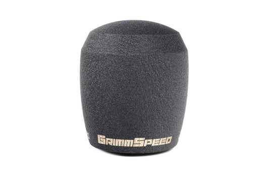 GrimmSpeed Stubby Shift Knob - Stainless Steel Black - M12x1.25 - Manual Subaru/Ford