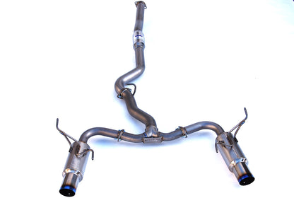 Invidia N1 Full Titanium Catback Exhaust System - Burnt End Tips - 2015-2021 Subaru WRX / STI