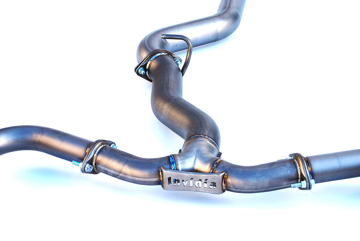 Invidia N1 Full Titanium Catback Exhaust System - Burnt End Tips - 2015-2021 Subaru WRX / STI