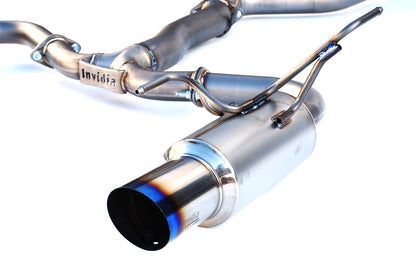 Invidia N1 Full Titanium Catback Exhaust System - Burnt End Tips - 2015-2021 Subaru WRX / STI