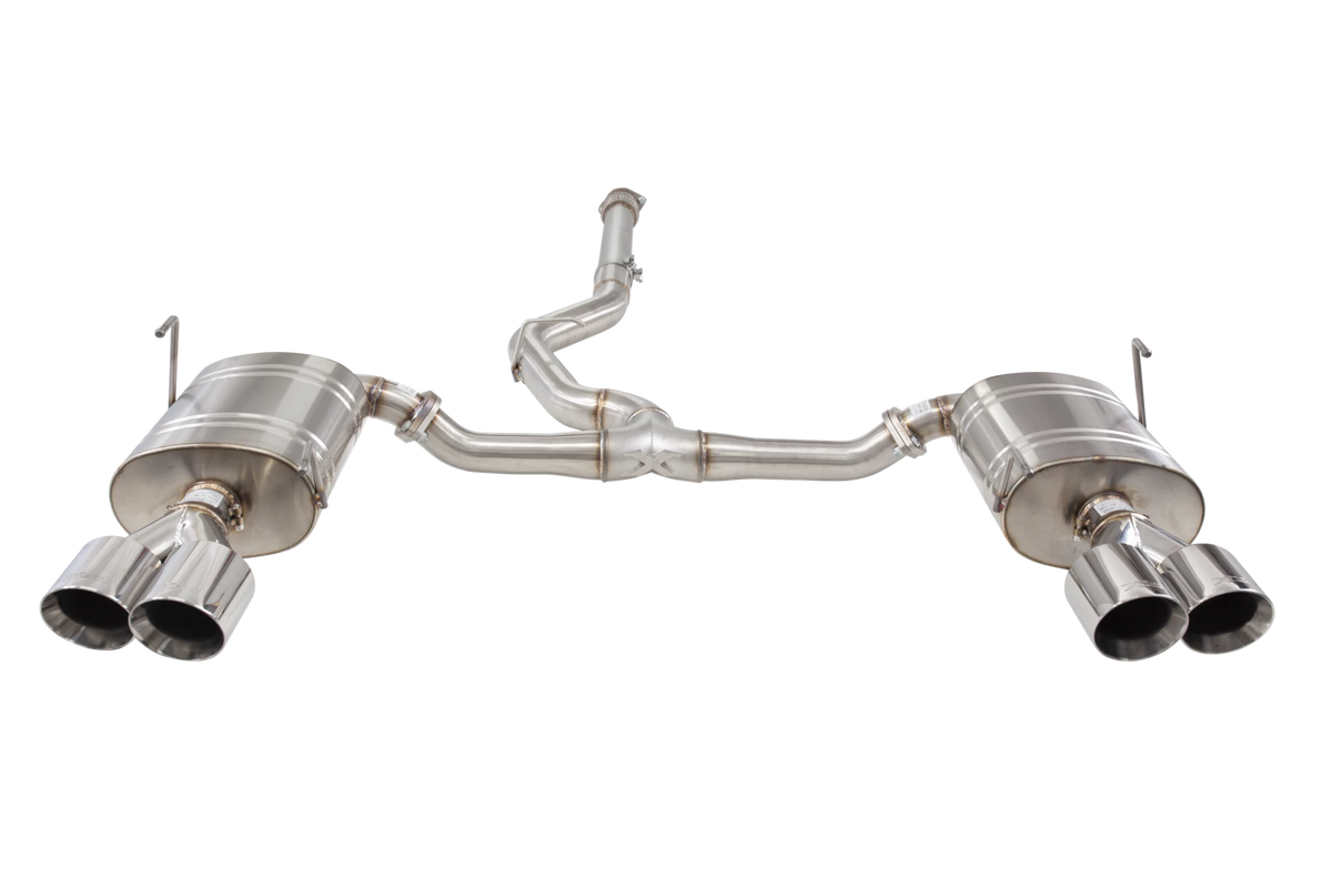 X Force Stainless Steel 3 Inch Cat-Back System with Quad Tips - 2022-2024 Subaru WRX