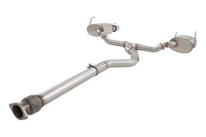 X Force Stainless Steel 3 Inch Cat-Back System with Quad Tips - 2022-2024 Subaru WRX