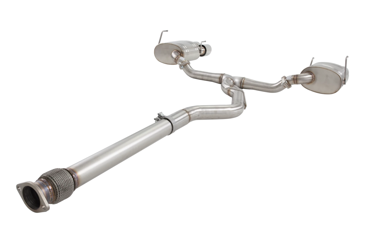 X Force Stainless Steel 3 Inch Cat-Back System with Quad Tips - 2022-2024 Subaru WRX