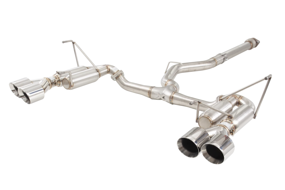 X Force Stainless Steel 3 Inch Race Edition Cat-Back System with Quad Tips - 2022-2024 Subaru WRX
