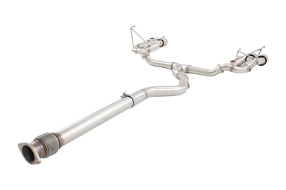 X Force Stainless Steel 3 Inch Race Edition Cat-Back System with Quad Tips - 2022-2024 Subaru WRX