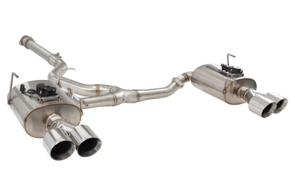 X Force Stainless Steel 3 Inch Varex Valved Cat-Back System with Quad Tips - 2022-2024 Subaru WRX