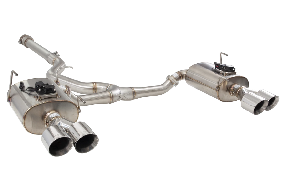 X Force Stainless Steel 3 Inch Varex Valved Cat-Back System with Quad Tips - 2022-2024 Subaru WRX