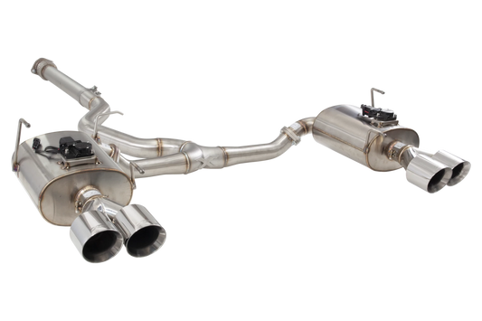 X Force Stainless Steel 3 Inch Varex Valved Cat-Back System with Quad Tips - 2022-2024 Subaru WRX
