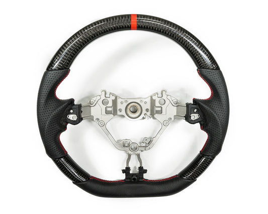 FactionFab Steering Wheel Carbon and Leather 17+ BRZ / 86