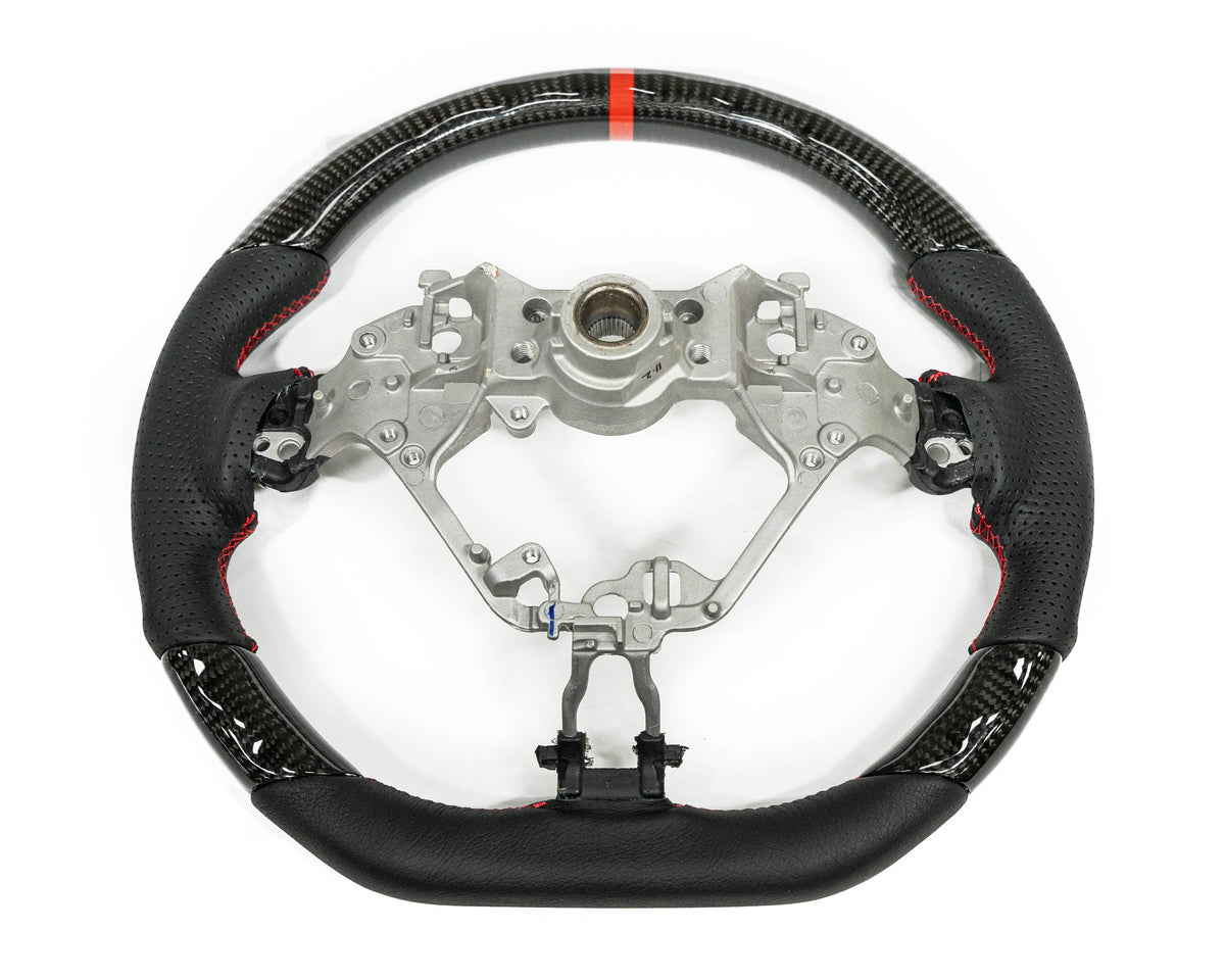 FactionFab Steering Wheel Carbon and Leather 17+ BRZ / 86