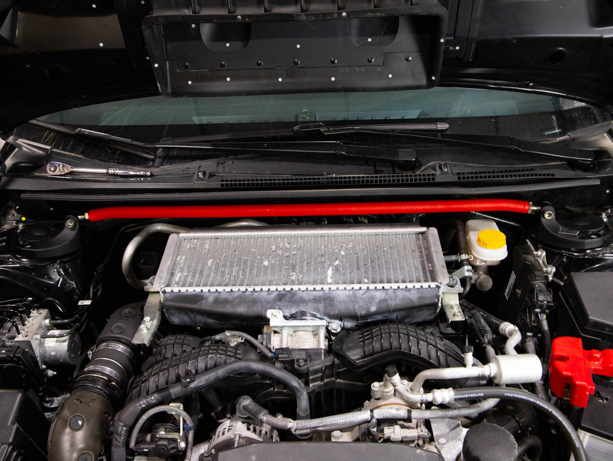 GrimmSpeed Strut Bar (Red) - 2022-2025 Subaru WRX