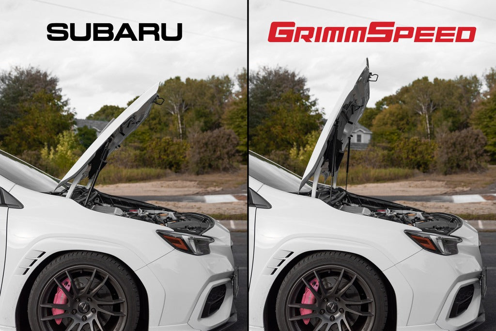 Grimmspeed Hood Struts - High Lift - 2015-2024 Subaru  WRX / 2015-2021 STI