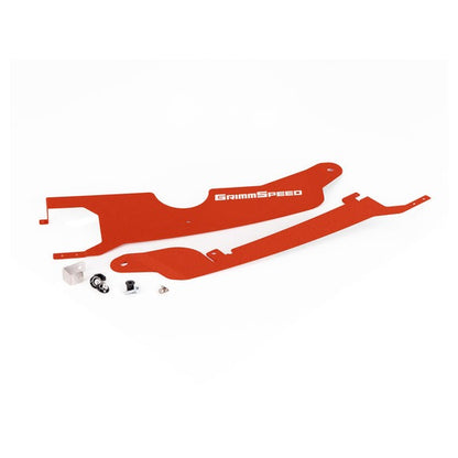 GrimmSpeed Radiator Shroud - Red - 2022-2024 Subaru WRX